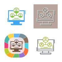 Hierarchy Structure Vector Icon