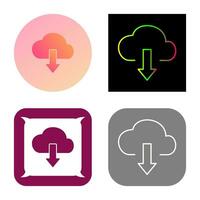 Download from Cloud Vector Icon