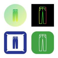 Men's Pants Vector Icon