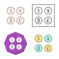 Currency Symbols Vector Icon