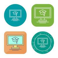 Online Course Vector Icon