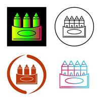 Crayons Vector Icon