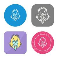 Mandrill Vector Icon