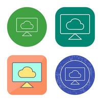 Cloud System Vector Icon