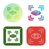 Eye Scan Vector Icon