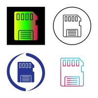 Memory Card Vector Icon