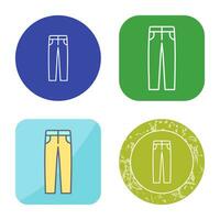 Men's Pants Vector Icon