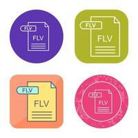 FLV Vector Icon