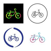 icono de vector de bicicleta