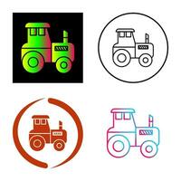 icono de vector de tractor