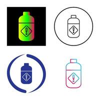 Pesticide Bottle Vector Icon