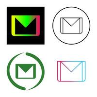 Unique Email Vector Icon