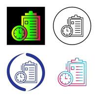 Time Management Vector Icon