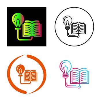 icono de vector de conocimiento