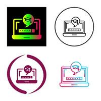 Digital Learning Vector Icon