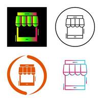 Online Shop Vector Icon