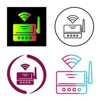 icono de vector de enrutador wifi