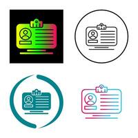 Id Card Vector Icon