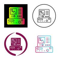 Electrocardiogram Vector Icon