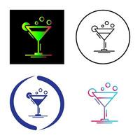 icono de vector de coctel