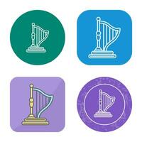 Harp Vector Icon