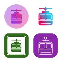 Cable car Vector Icon