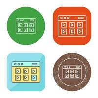 Online Course Vector Icon