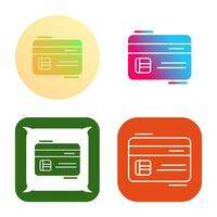 Credit Card Vector Icon