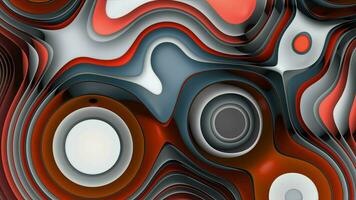 Abstract Colorful Wavy Background Loop video