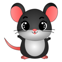 linda pequeño ratón transparente antecedentes png