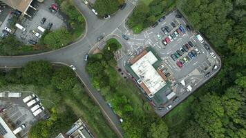 Rhythms of the Roundabout Aerial Hyperlapse Perspective video