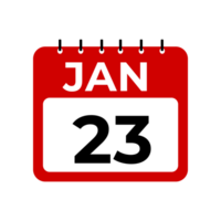 januari 23 kalender påminnelse. png