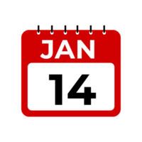 gennaio 14 calendario promemoria. png