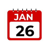 gennaio 26 calendario promemoria. png