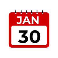 gennaio 30 calendario promemoria. png