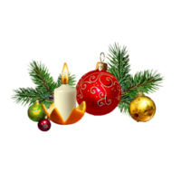 vrolijk Kerstmis en nieuw jaar nieuw jaar kaart Kerstmis boom en een Kerstmis rood ballen Kerstmis concept Kerstmis boom in de buurt haard Bij huis generatief ai png