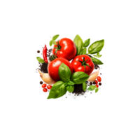 realista tomate, conjunto de tomates,generativos ai png