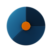 Pie Chart 3D Icon png