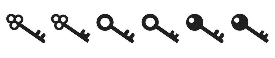 old key icon editable vector safety key rustic key