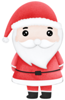 de kerstman claus in rood pak png