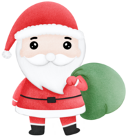 Santa Claus in red suit png