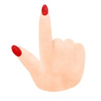 hand gesture number png