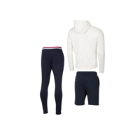 Set back of shirts and pants cut out isolated white background with clipping path png