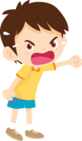 expressing anger and emotion angry cartoon character png