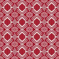 Ikat seamless pattern background, design for the creation texture,fabric,clothing,wrapping,decoration,scarf,sarong. Motif ethnic handmade beautiful Ikat design. photo