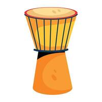 de moda djembe conceptos vector