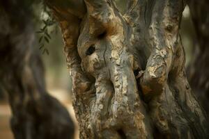 de cerca árbol detalle textura. generar ai foto