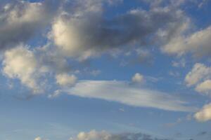 Image of dark clouds in the sky photo