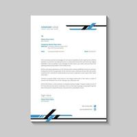 Letterhead design template vector