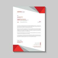 Letterhead design template vector